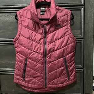 The North Face Women's Burgundy Puffer Vest